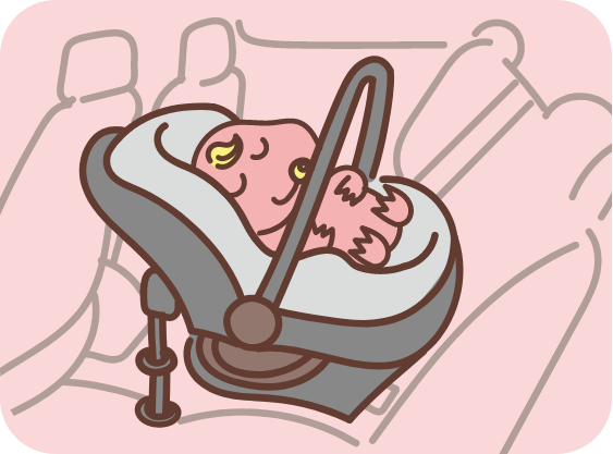 ベビーシートイラスト